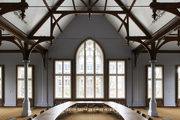 Photograph of the University of Melbourne's Old Quad redevelopment interior