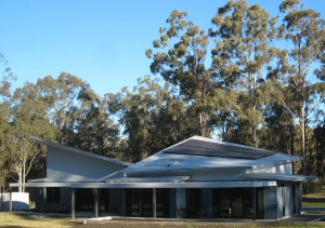 Shadowing from trees covering a structure 